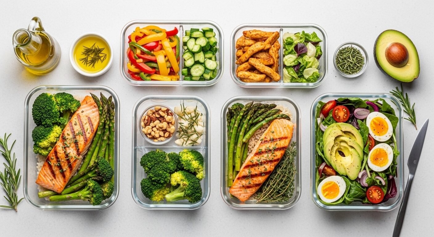 How to Meal Prep for a Week on a Combined Keto & Anti-Inflammatory Diet