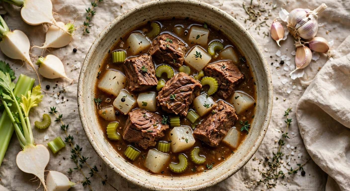 Slow Cooker Keto Beef Stew for Busy Weeknights