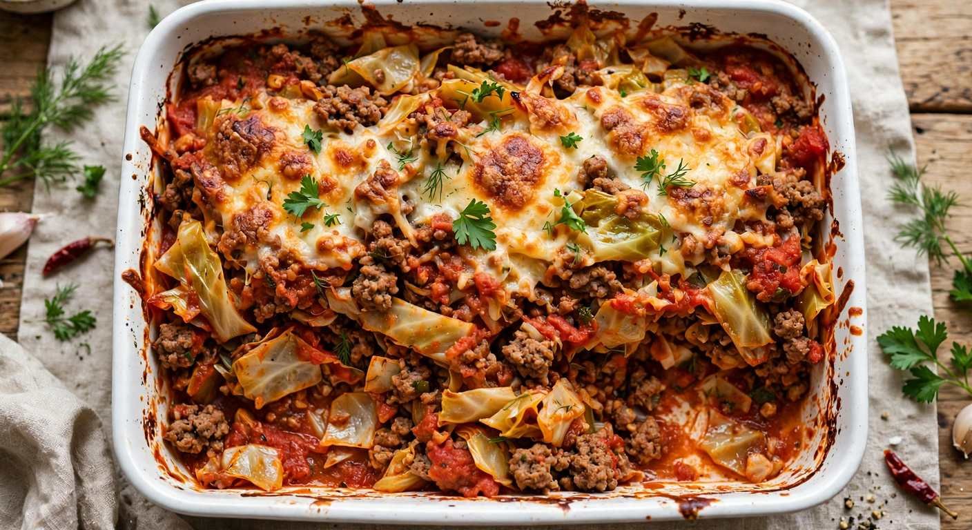 Keto Cabbage Roll Casserole: Lazy Comfort Food